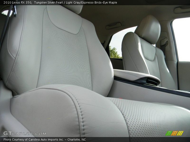 Tungsten Silver Pearl / Light Gray/Espresso Birds-Eye Maple 2010 Lexus RX 350