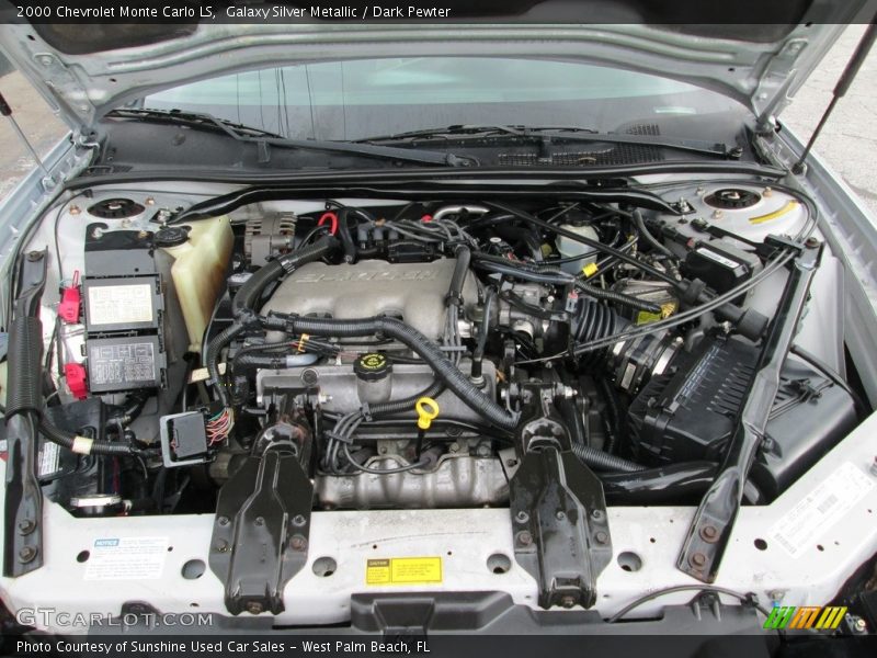 Galaxy Silver Metallic / Dark Pewter 2000 Chevrolet Monte Carlo LS