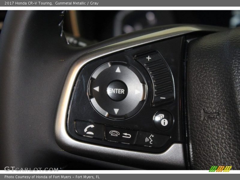 Gunmetal Metallic / Gray 2017 Honda CR-V Touring