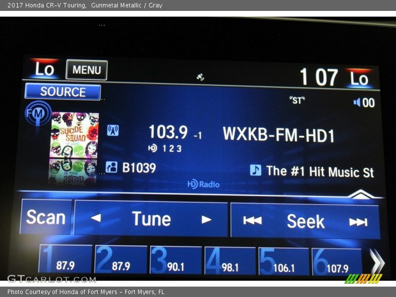 Gunmetal Metallic / Gray 2017 Honda CR-V Touring