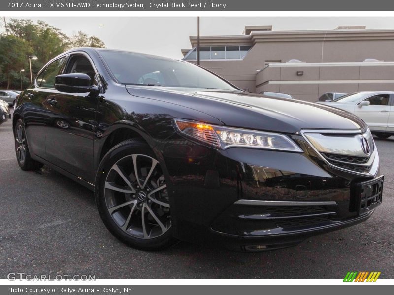 Crystal Black Pearl / Ebony 2017 Acura TLX V6 SH-AWD Technology Sedan