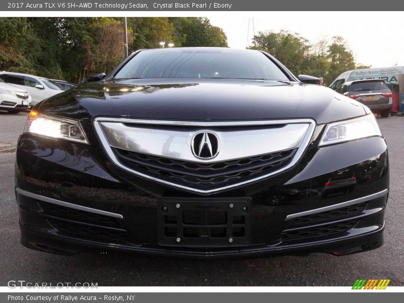 Crystal Black Pearl / Ebony 2017 Acura TLX V6 SH-AWD Technology Sedan