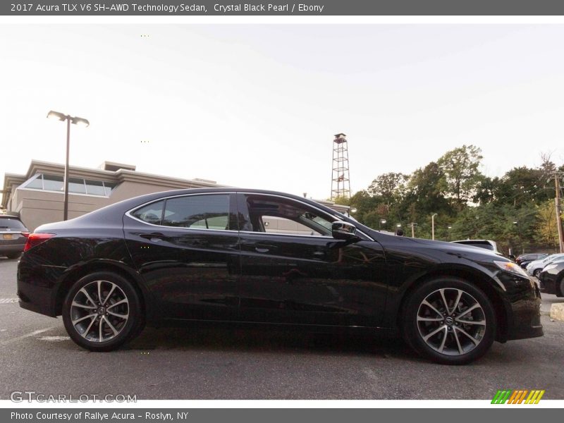 Crystal Black Pearl / Ebony 2017 Acura TLX V6 SH-AWD Technology Sedan