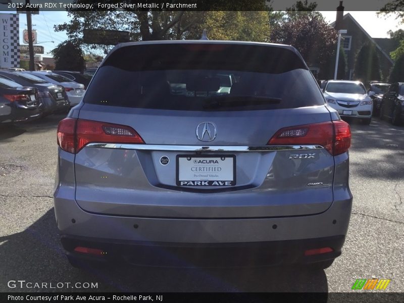 Forged Silver Metallic / Parchment 2015 Acura RDX Technology