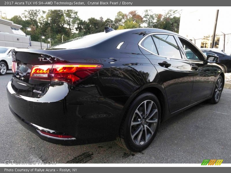Crystal Black Pearl / Ebony 2017 Acura TLX V6 SH-AWD Technology Sedan