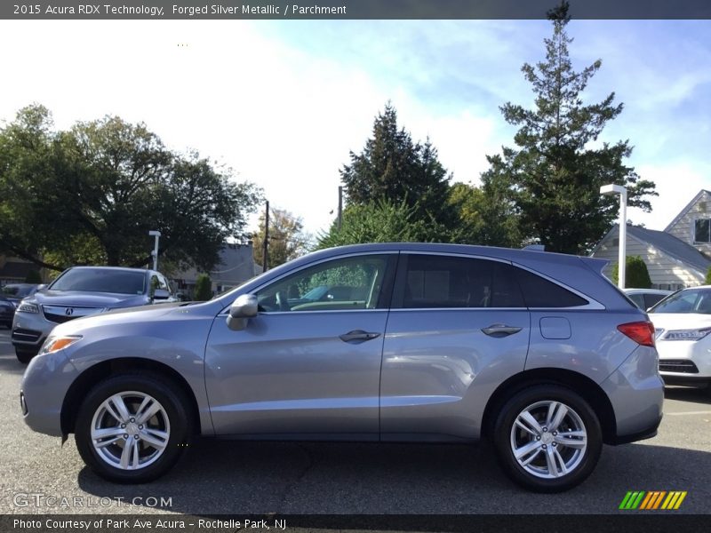 Forged Silver Metallic / Parchment 2015 Acura RDX Technology