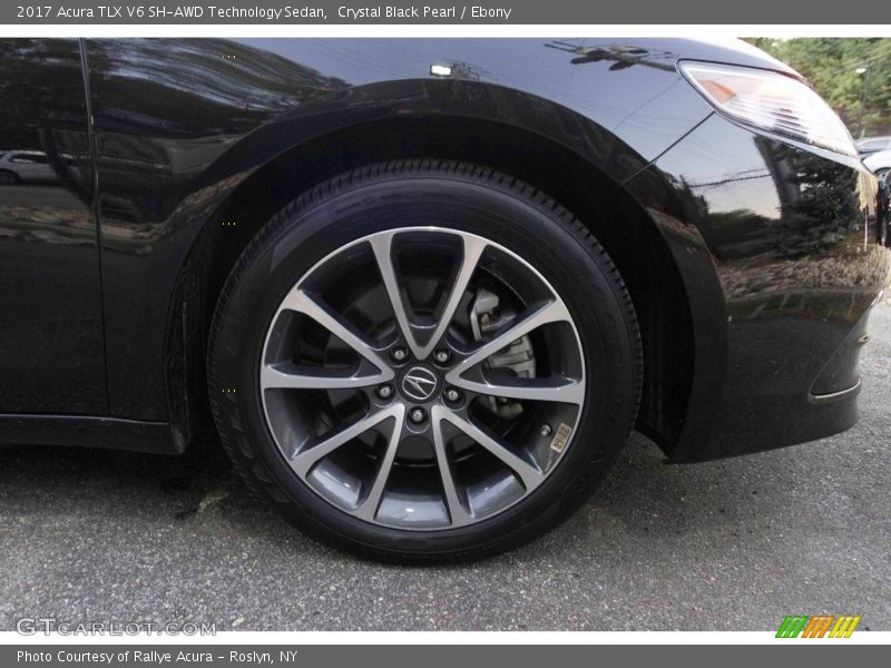 Crystal Black Pearl / Ebony 2017 Acura TLX V6 SH-AWD Technology Sedan