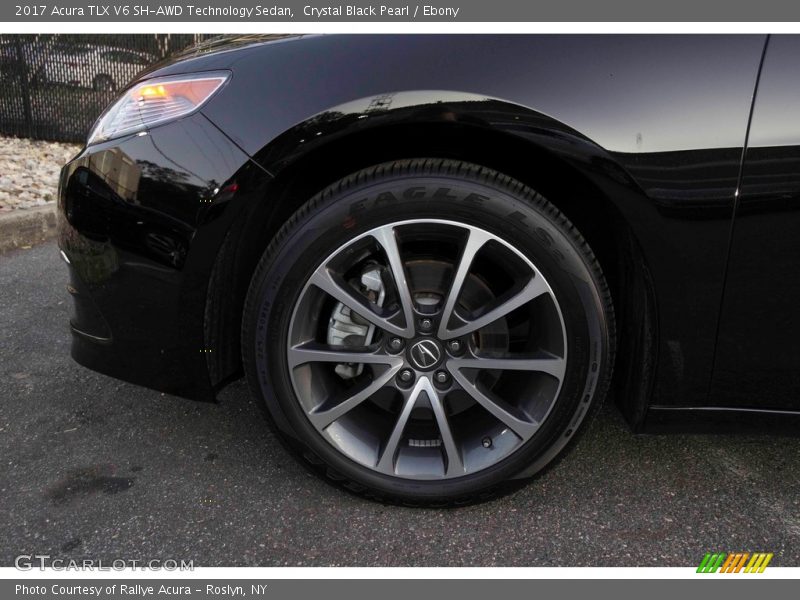 Crystal Black Pearl / Ebony 2017 Acura TLX V6 SH-AWD Technology Sedan