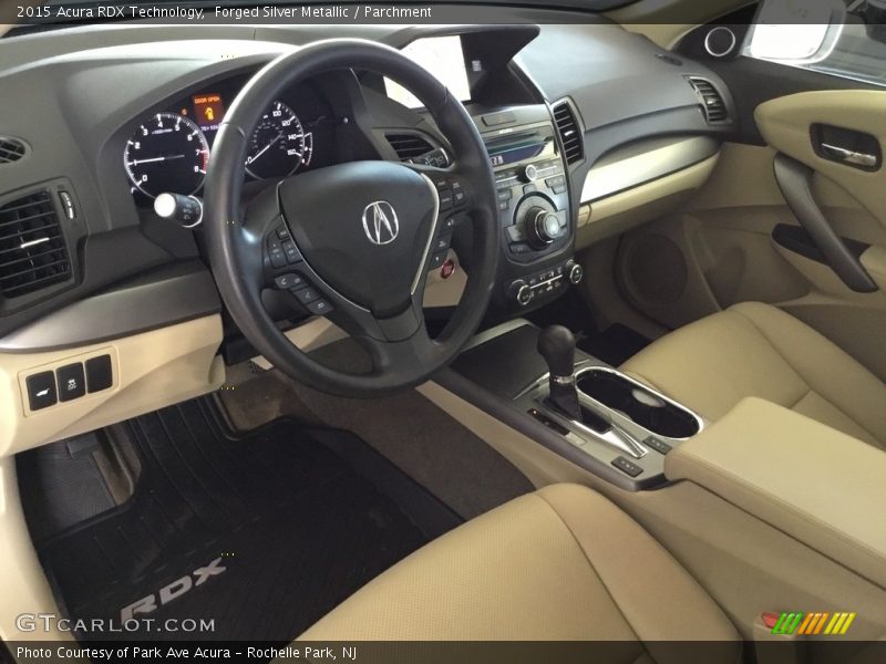 Forged Silver Metallic / Parchment 2015 Acura RDX Technology