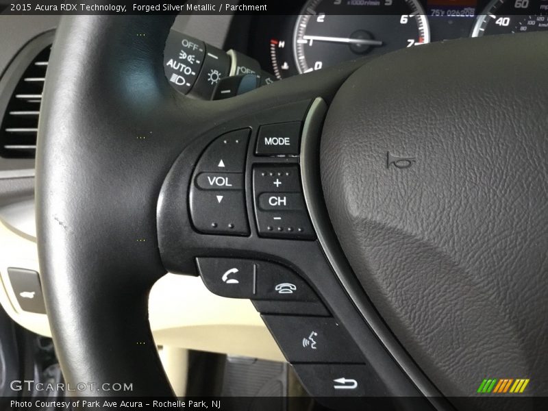 Forged Silver Metallic / Parchment 2015 Acura RDX Technology