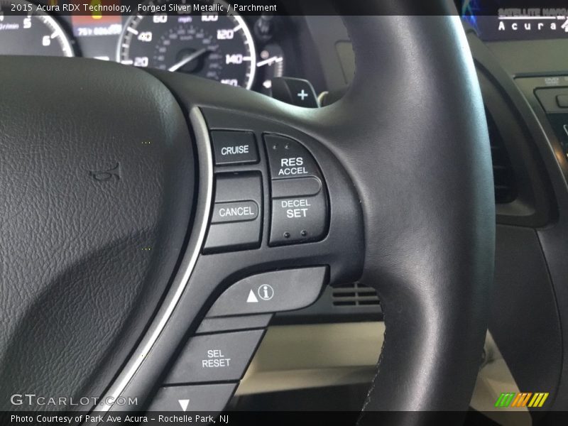 Forged Silver Metallic / Parchment 2015 Acura RDX Technology