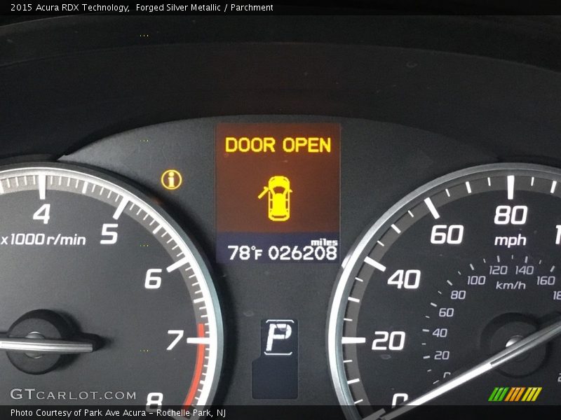 Forged Silver Metallic / Parchment 2015 Acura RDX Technology