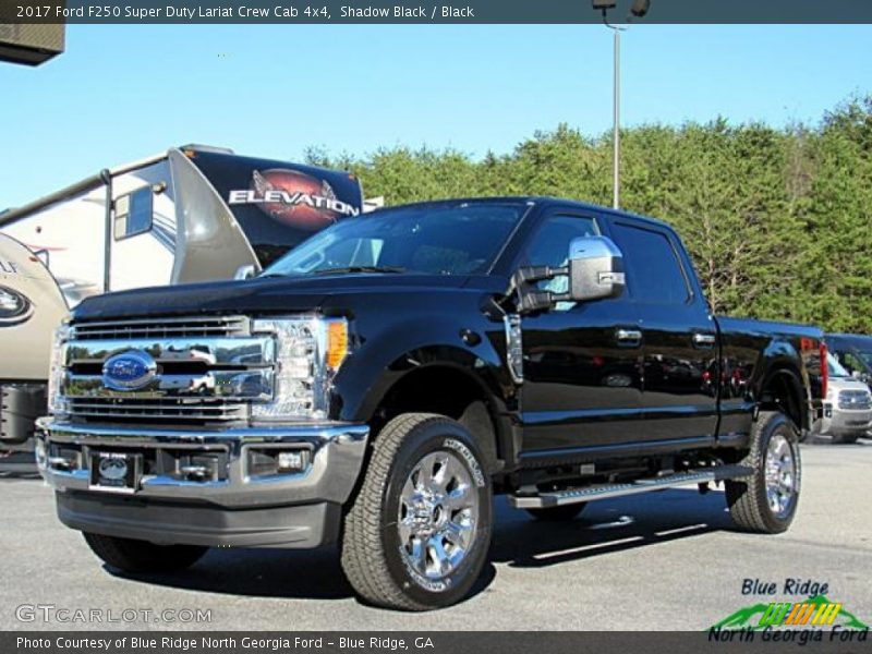 Shadow Black / Black 2017 Ford F250 Super Duty Lariat Crew Cab 4x4
