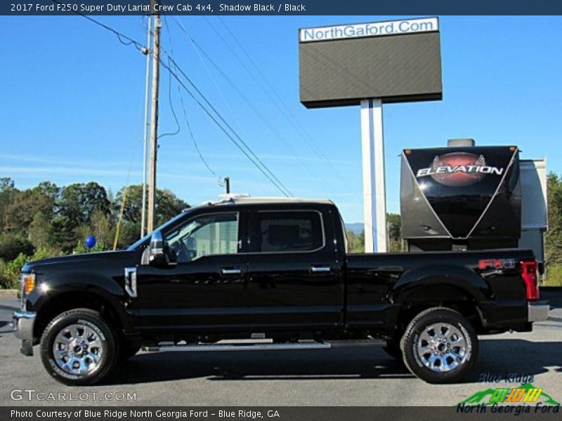 Shadow Black / Black 2017 Ford F250 Super Duty Lariat Crew Cab 4x4