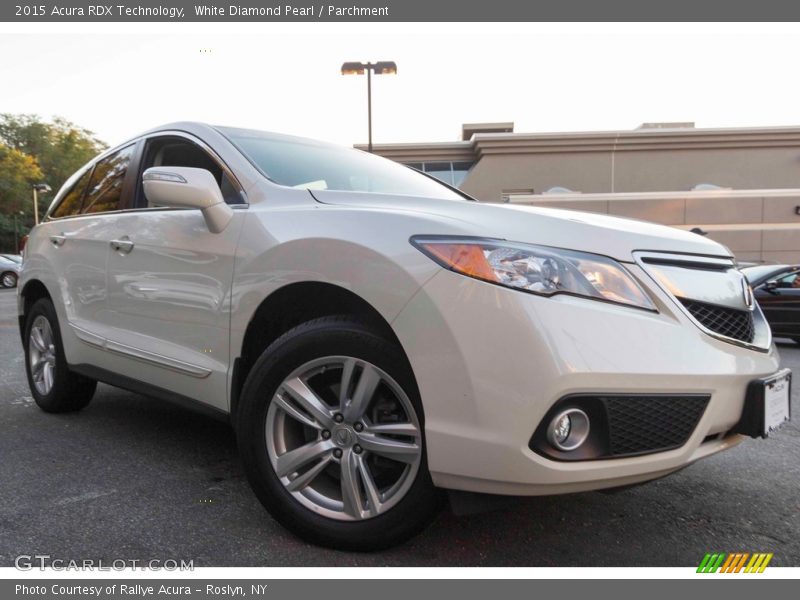 White Diamond Pearl / Parchment 2015 Acura RDX Technology