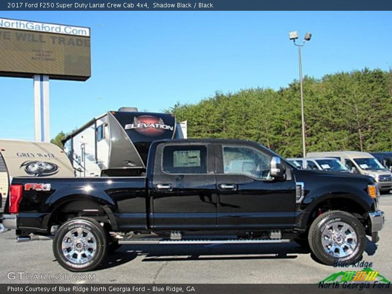 Shadow Black / Black 2017 Ford F250 Super Duty Lariat Crew Cab 4x4