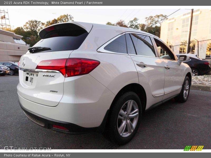 White Diamond Pearl / Parchment 2015 Acura RDX Technology