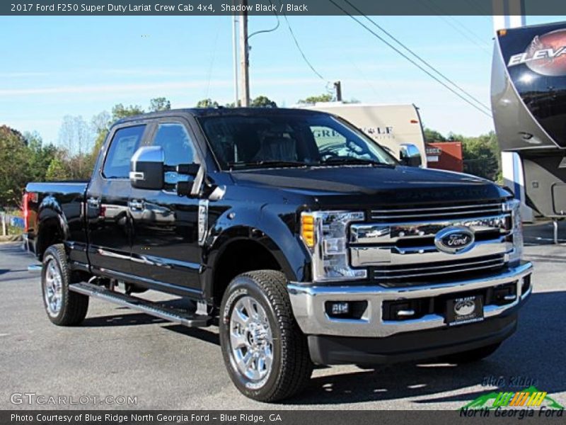 Shadow Black / Black 2017 Ford F250 Super Duty Lariat Crew Cab 4x4