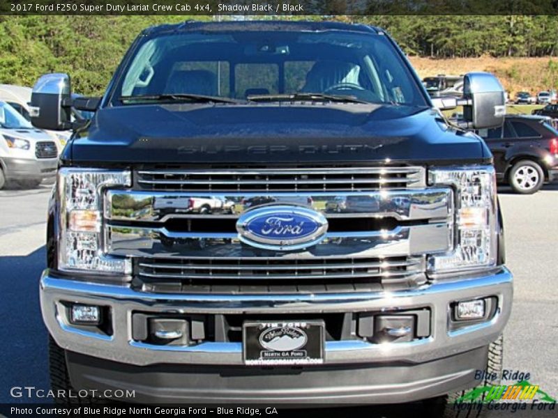 Shadow Black / Black 2017 Ford F250 Super Duty Lariat Crew Cab 4x4
