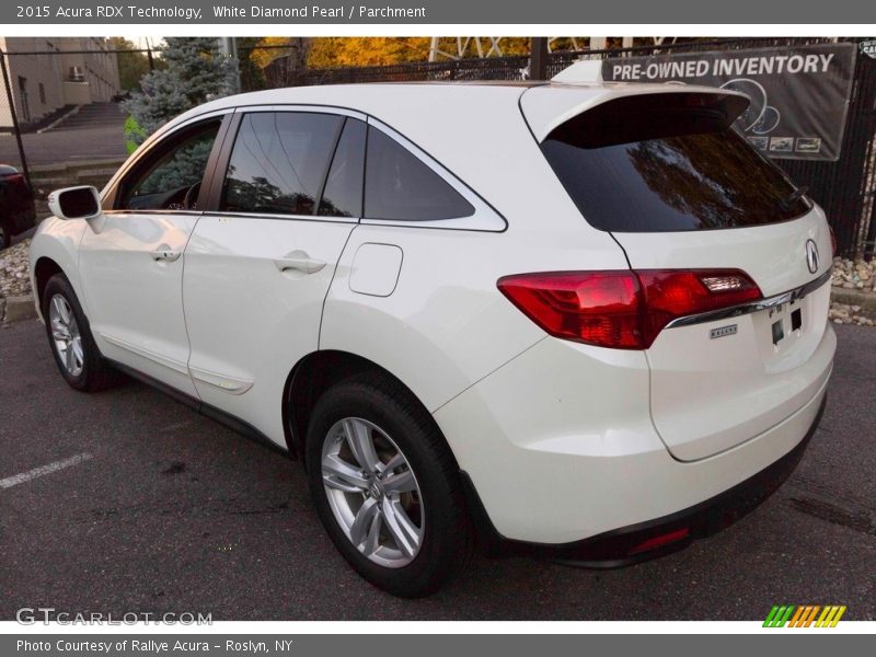 White Diamond Pearl / Parchment 2015 Acura RDX Technology