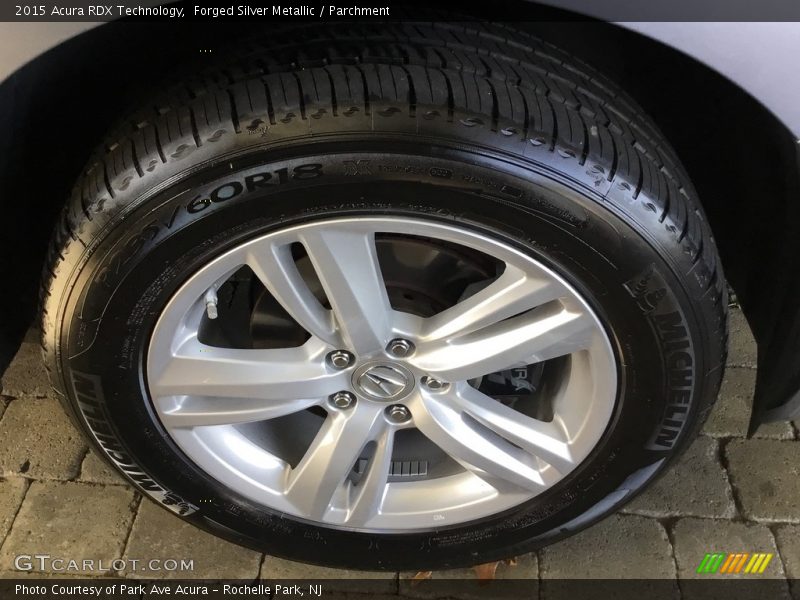 Forged Silver Metallic / Parchment 2015 Acura RDX Technology