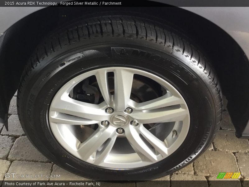 Forged Silver Metallic / Parchment 2015 Acura RDX Technology
