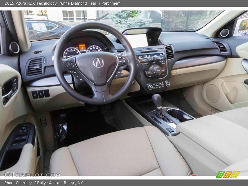 White Diamond Pearl / Parchment 2015 Acura RDX Technology