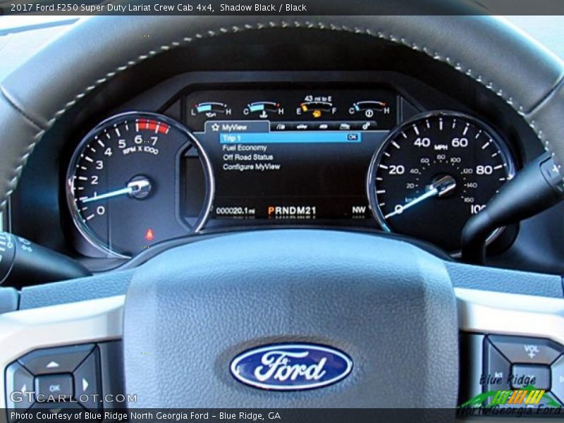 Shadow Black / Black 2017 Ford F250 Super Duty Lariat Crew Cab 4x4
