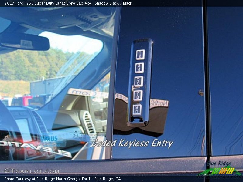 Shadow Black / Black 2017 Ford F250 Super Duty Lariat Crew Cab 4x4