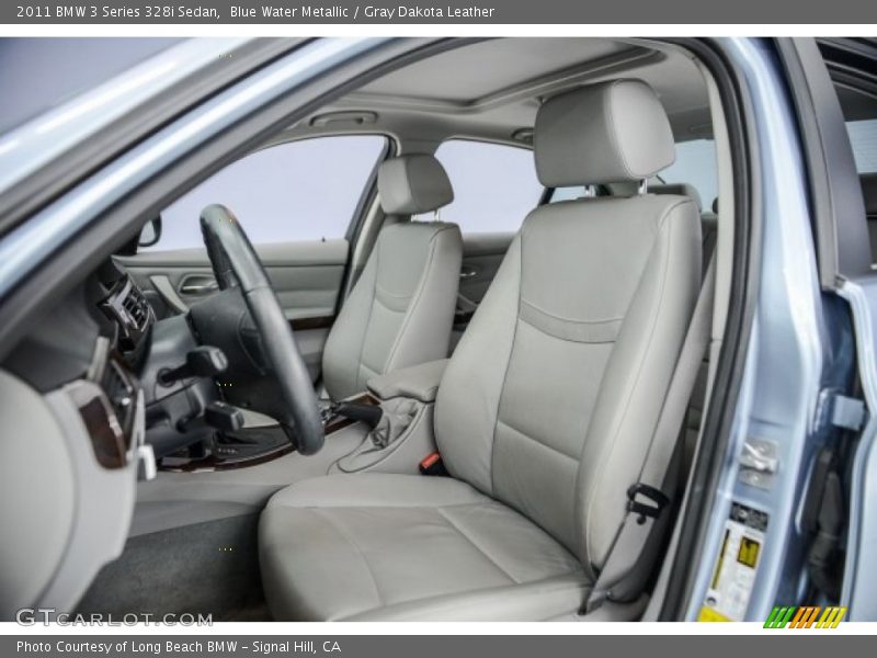 Blue Water Metallic / Gray Dakota Leather 2011 BMW 3 Series 328i Sedan