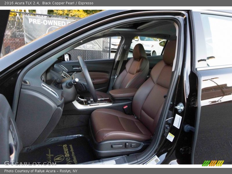 Black Copper Pearl / Espresso 2016 Acura TLX 2.4