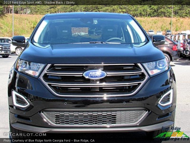 Shadow Black / Ebony 2018 Ford Edge Sport AWD