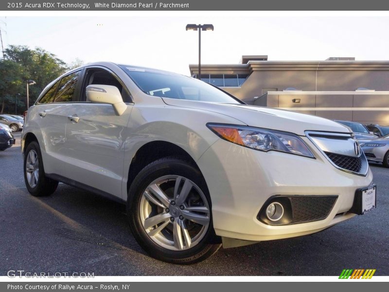White Diamond Pearl / Parchment 2015 Acura RDX Technology
