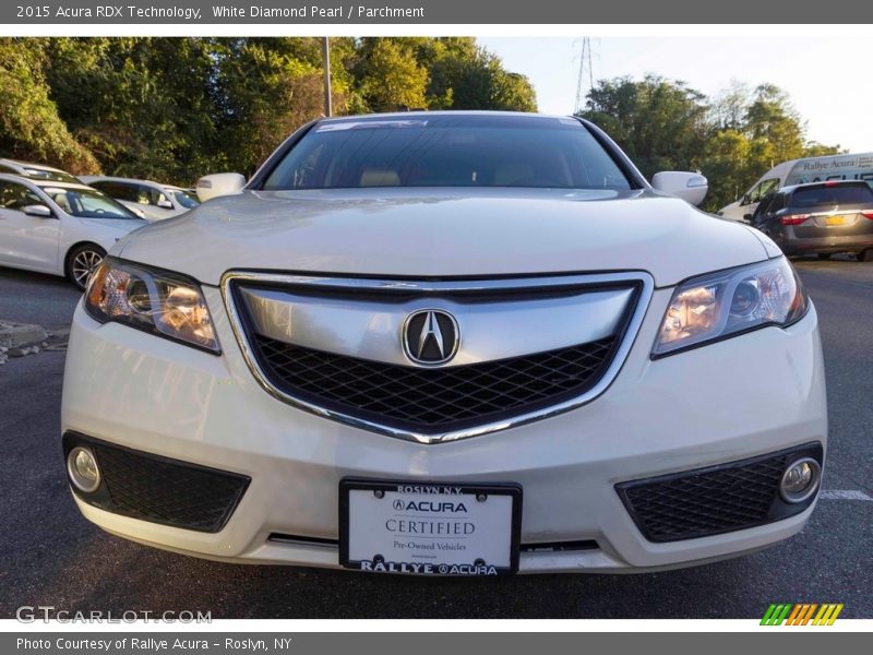 White Diamond Pearl / Parchment 2015 Acura RDX Technology