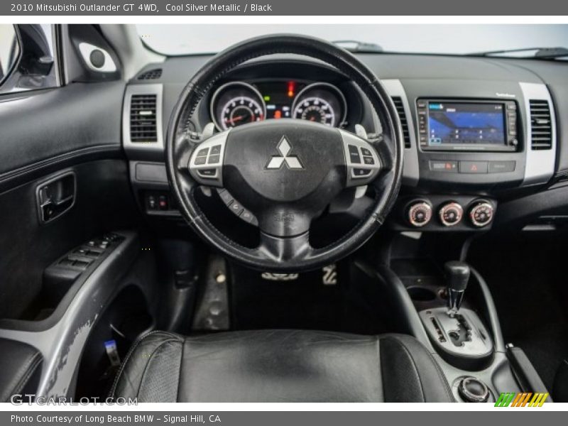 Cool Silver Metallic / Black 2010 Mitsubishi Outlander GT 4WD
