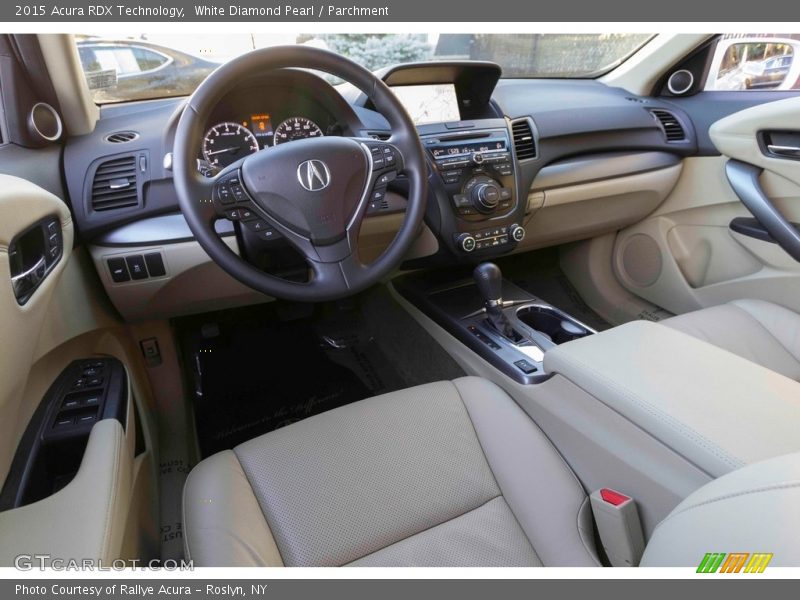 White Diamond Pearl / Parchment 2015 Acura RDX Technology