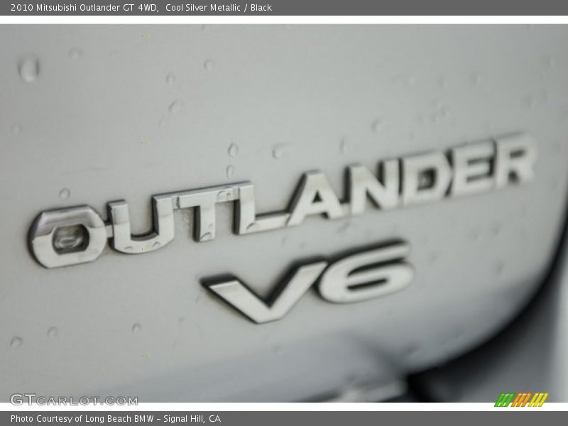 Cool Silver Metallic / Black 2010 Mitsubishi Outlander GT 4WD