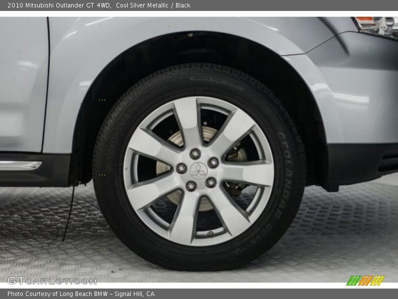 Cool Silver Metallic / Black 2010 Mitsubishi Outlander GT 4WD