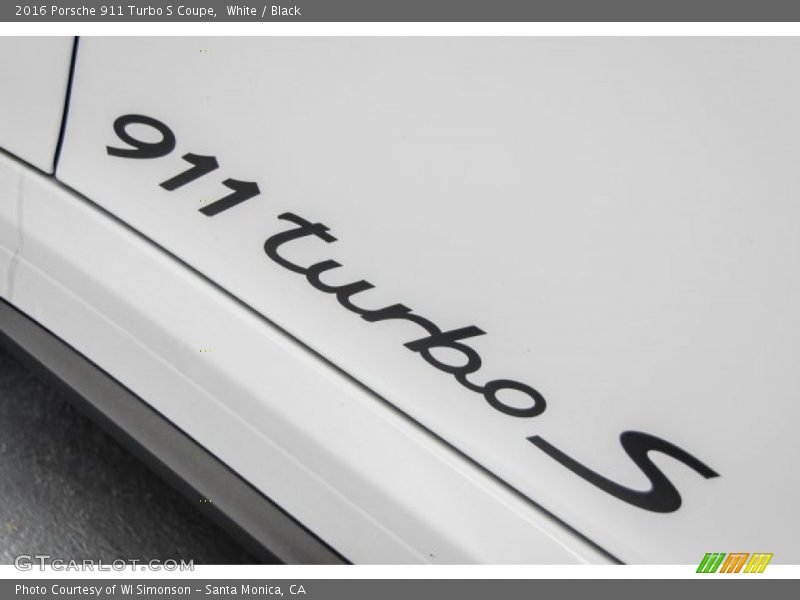  2016 911 Turbo S Coupe Logo