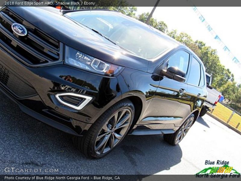 Shadow Black / Ebony 2018 Ford Edge Sport AWD