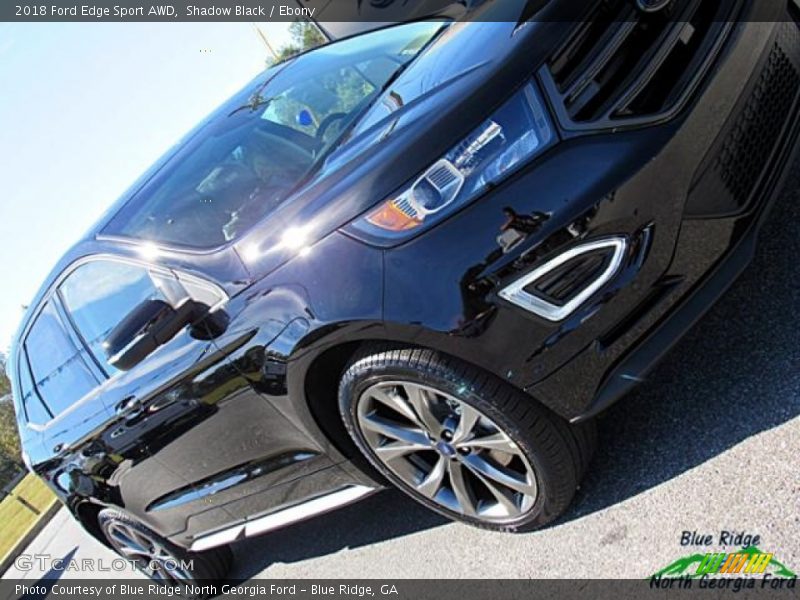 Shadow Black / Ebony 2018 Ford Edge Sport AWD