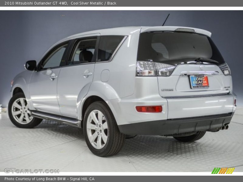 Cool Silver Metallic / Black 2010 Mitsubishi Outlander GT 4WD