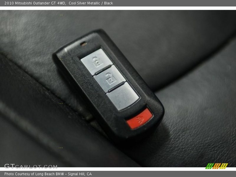 Cool Silver Metallic / Black 2010 Mitsubishi Outlander GT 4WD