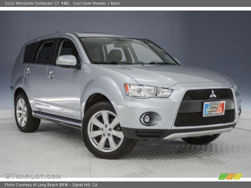 Cool Silver Metallic / Black 2010 Mitsubishi Outlander GT 4WD