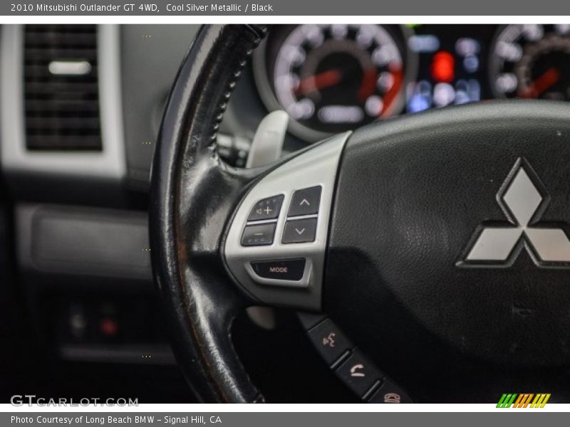 Cool Silver Metallic / Black 2010 Mitsubishi Outlander GT 4WD