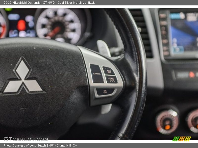 Cool Silver Metallic / Black 2010 Mitsubishi Outlander GT 4WD