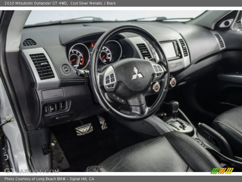 Cool Silver Metallic / Black 2010 Mitsubishi Outlander GT 4WD