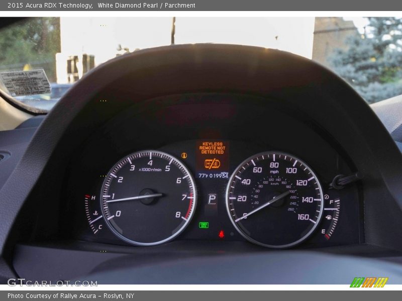 White Diamond Pearl / Parchment 2015 Acura RDX Technology