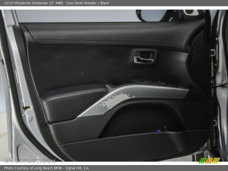 Cool Silver Metallic / Black 2010 Mitsubishi Outlander GT 4WD