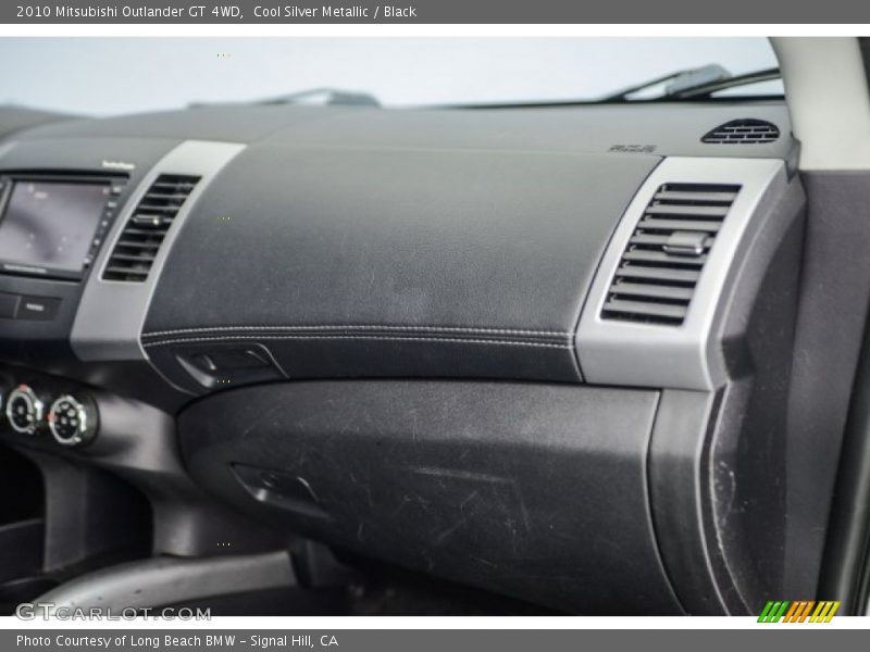 Cool Silver Metallic / Black 2010 Mitsubishi Outlander GT 4WD
